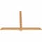 Ekena Millwork Eugene Smooth Timber Gable Bracket, Western Red Cedar, 60"W x 40"H x 1 1/2"D x 3 1/2"F, 16/12 Pitch GBW060X40X0204EUG00SWR - alternate 5